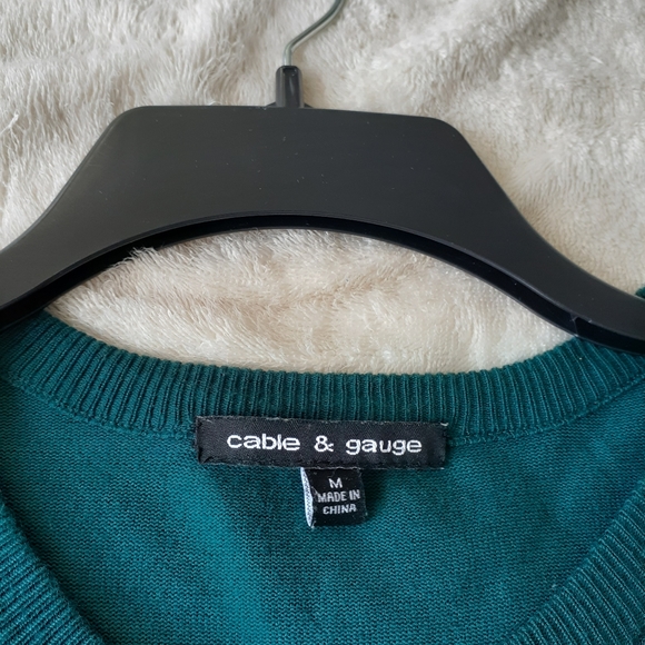 Teal Knit Cardigan - Picture 4 of 5